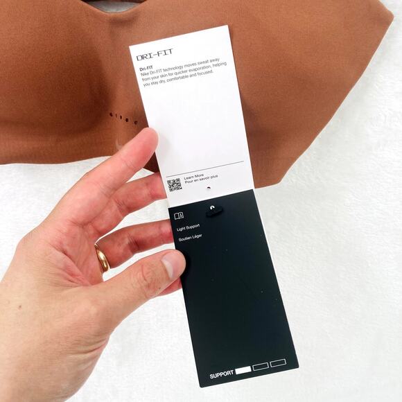 Nike Alate Sports Bra Size Small A/C Minimalist Low Support Padded Copper NWT - Picture 7 of 11